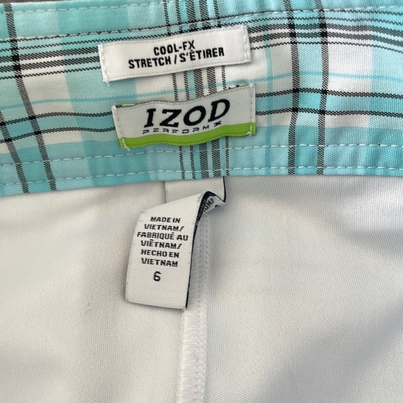 Izod cools fx stretch women's plaid skort size 6 - Picture 6 of 6